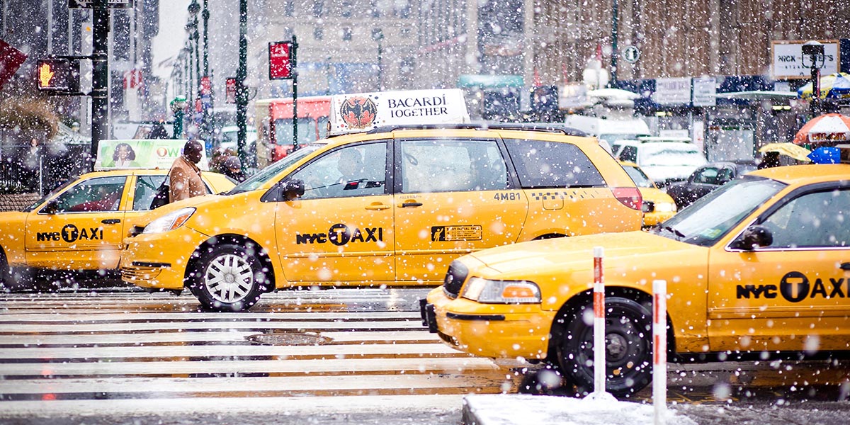 Sneeuw in New York